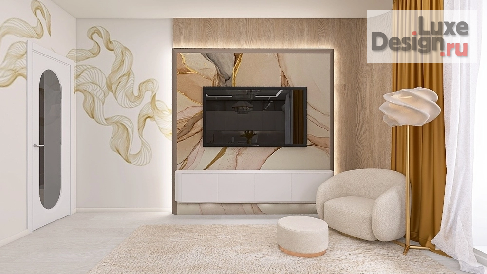 Дизайн интерьера четырехкомнатной квартиры "Четырехкомнатная квартира 160 кв.м." (фото 19)