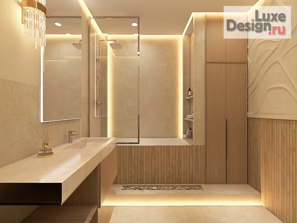 Дизайн интерьера четырехкомнатной квартиры "Четырехкомнатная квартира 160 кв.м." (фото 45)