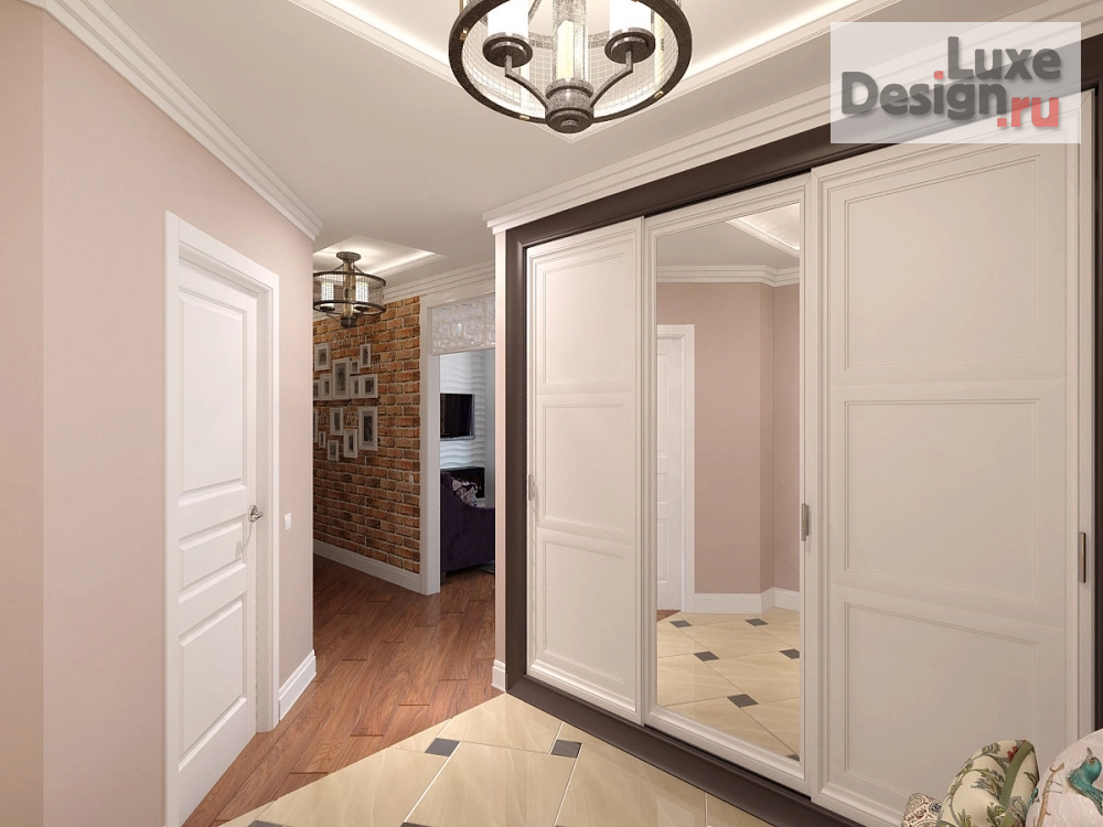Дизайн интерьера трехкомнатной квартиры "Проект трехкомнатной квартиры" (фото 5)