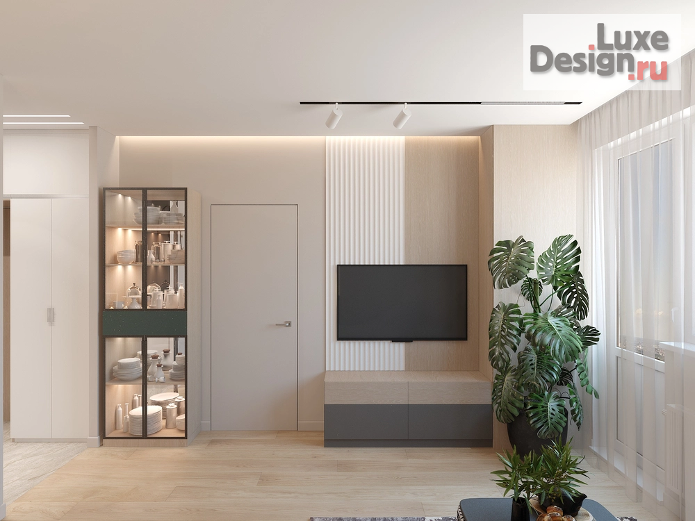 Дизайн интерьера двухкомнатной квартиры "Квартира в ЖК Финский залив" (фото 5)