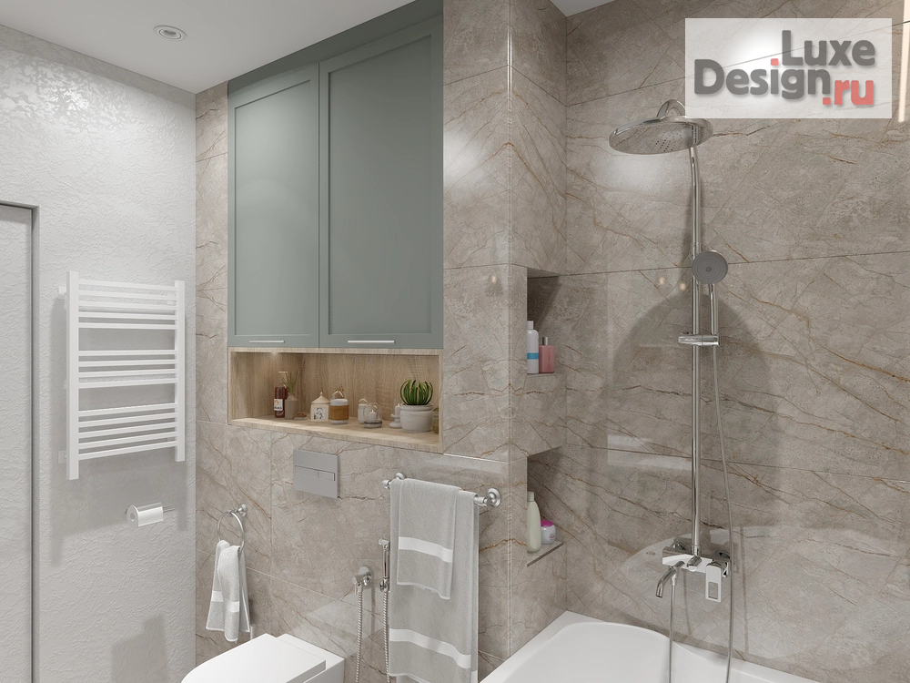 Дизайн интерьера двухкомнатной квартиры "Квартира в ЖК Финский залив" (фото 9)