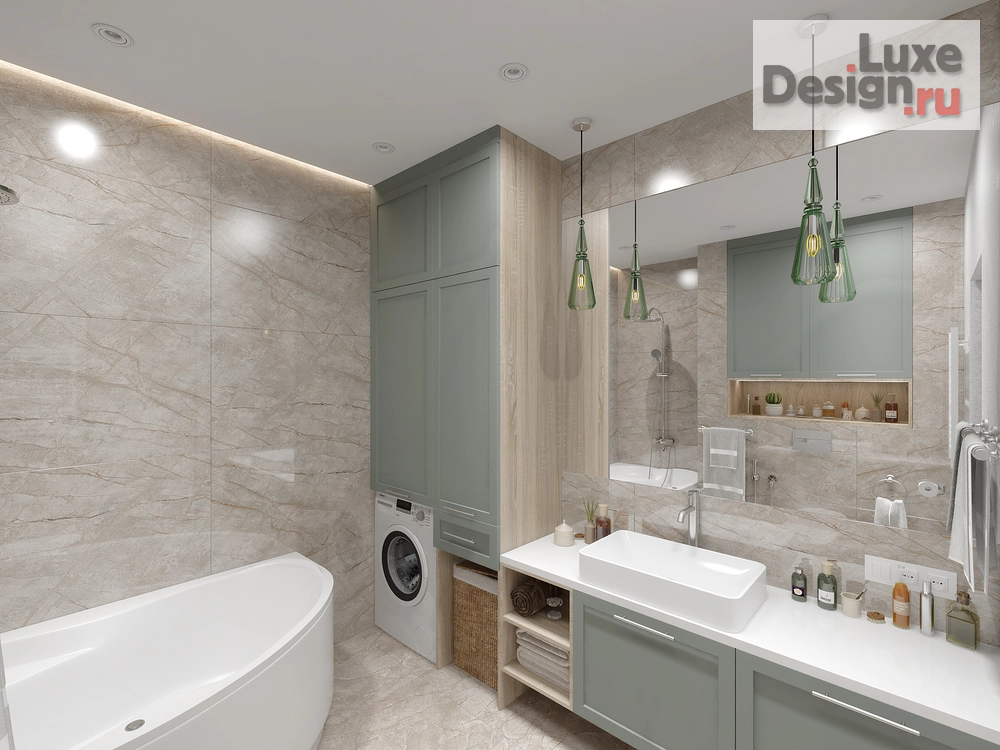 Дизайн интерьера двухкомнатной квартиры "Квартира в ЖК Финский залив" (фото 10)