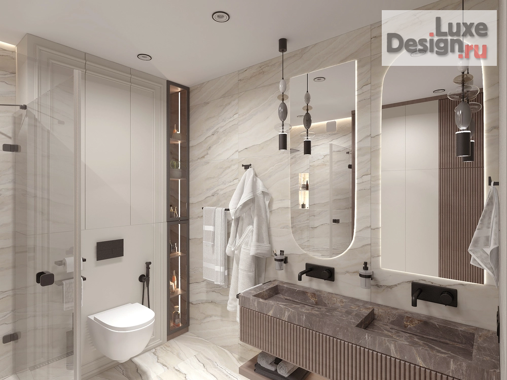 Дизайн интерьера двухкомнатной квартиры "Квартира в современном стиле в ЖК Опера" (фото 12)