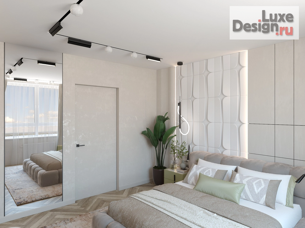 Дизайн интерьера двухкомнатной квартиры "Квартира в современном стиле в ЖК Опера" (фото 7)