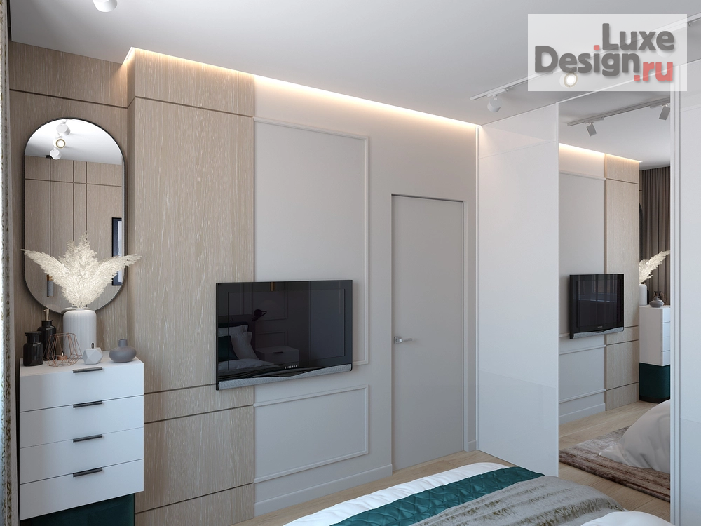 Дизайн интерьера двухкомнатной квартиры "Квартира в ЖК Финский залив" (фото 8)