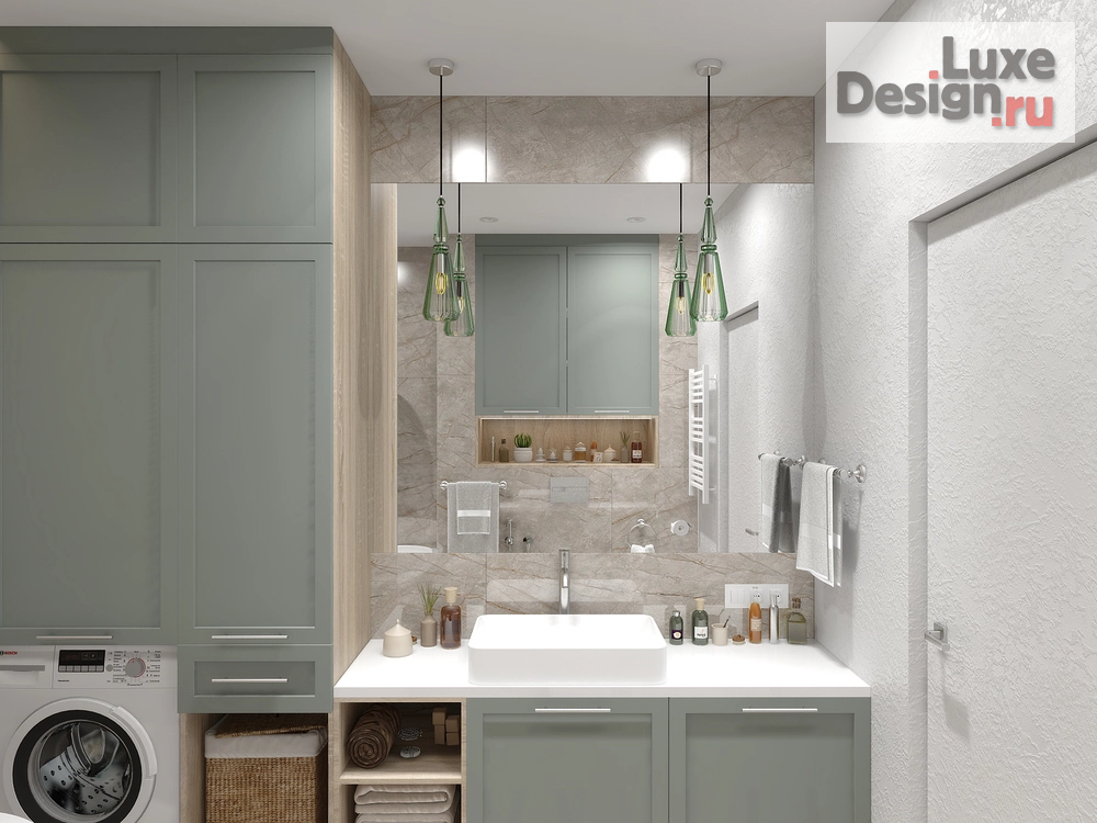 Дизайн интерьера двухкомнатной квартиры "Квартира в ЖК Финский залив" (фото 11)