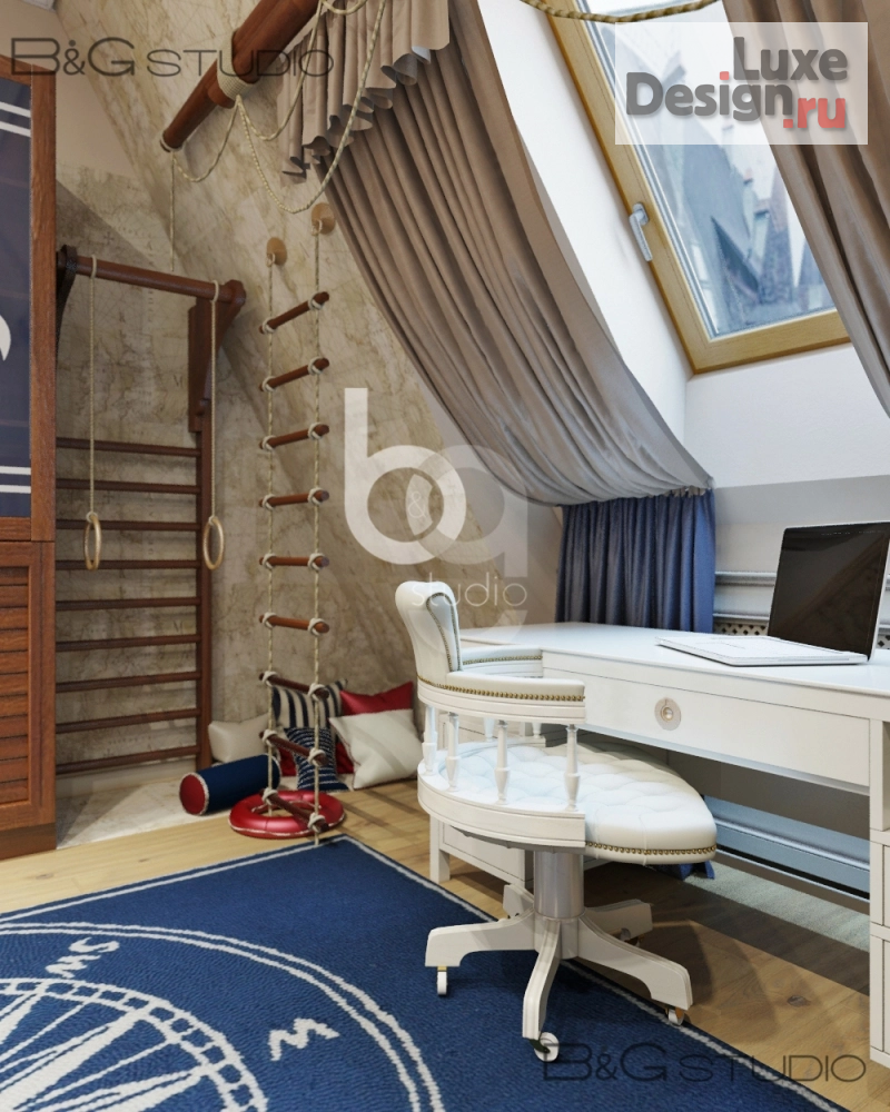 Дизайн интерьера детской "Проект детской комнаты" (фото 7)