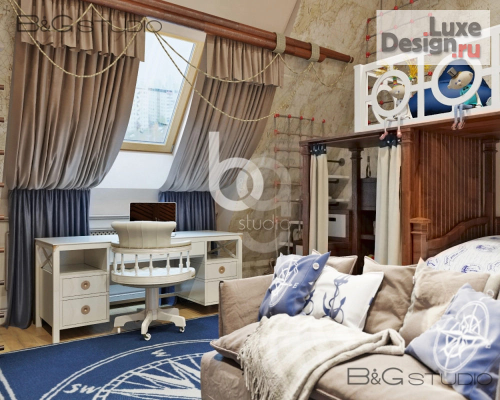 Дизайн интерьера детской "Проект детской комнаты" (фото 4)