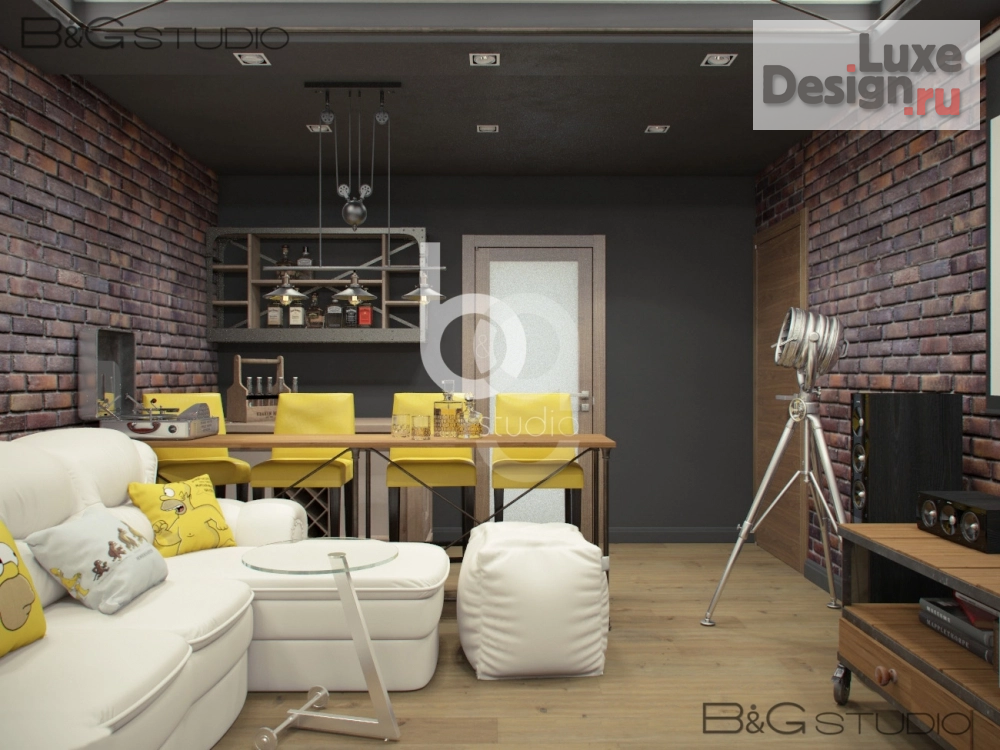 Дизайн интерьера таунхауса "Дизайн кафе" (фото 5)