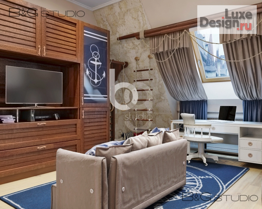 Дизайн интерьера детской "Проект детской комнаты" (фото 10)