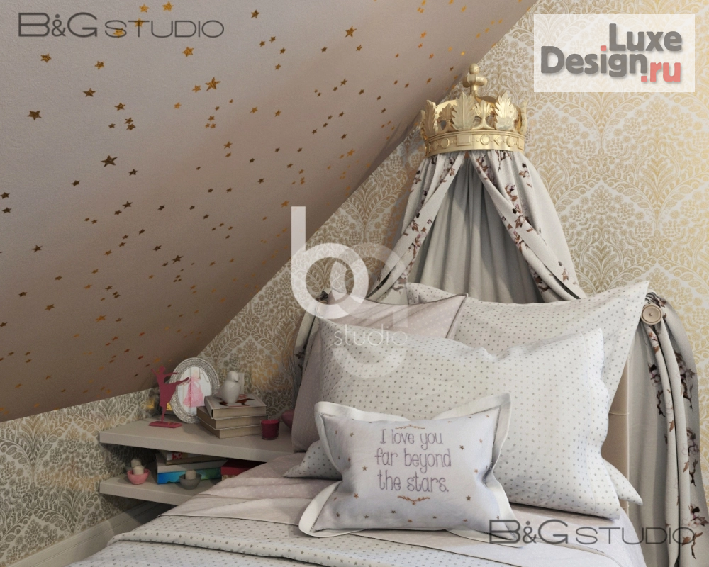Дизайн интерьера детской "Проект детской комнаты" (фото 12)