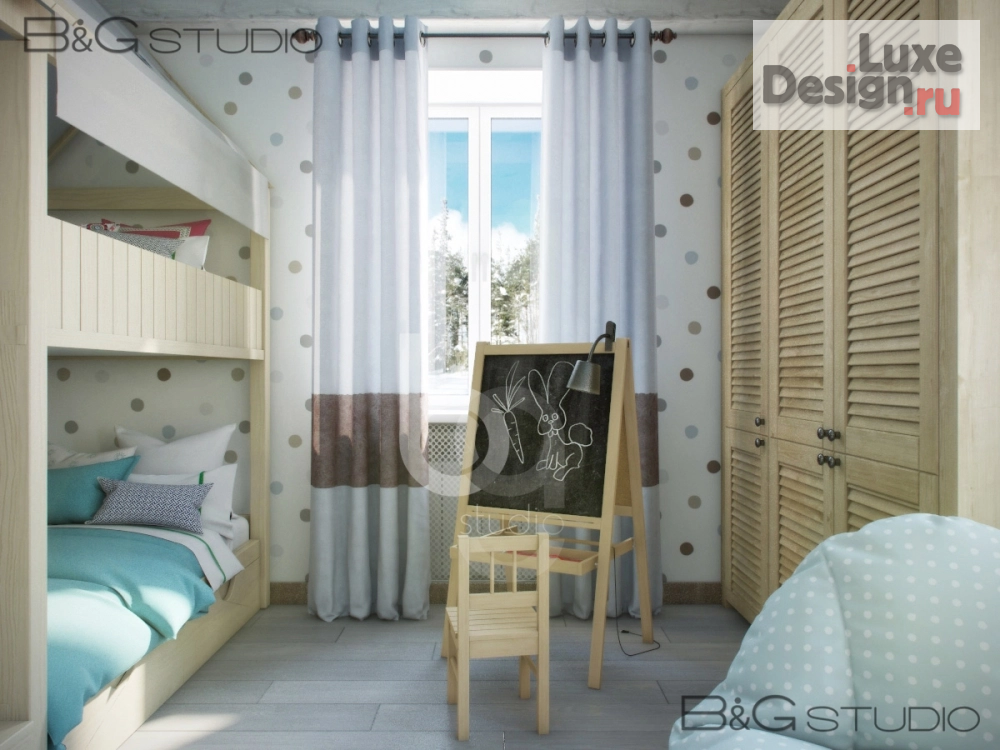Дизайн интерьера детской "Проект детской комнаты" (фото 11)