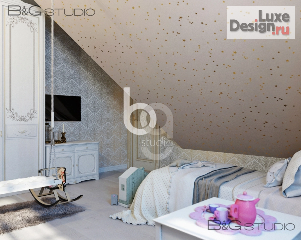 Дизайн интерьера детской "Проект детской комнаты" (фото 17)