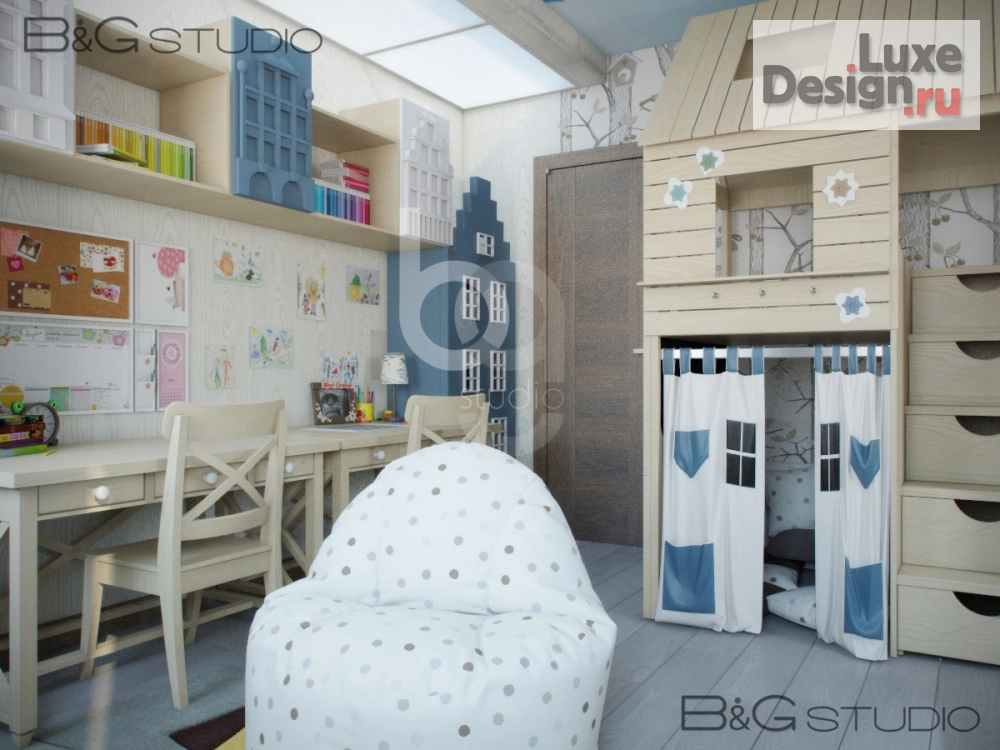 Дизайн интерьера детской "Проект детской комнаты" (фото 18)