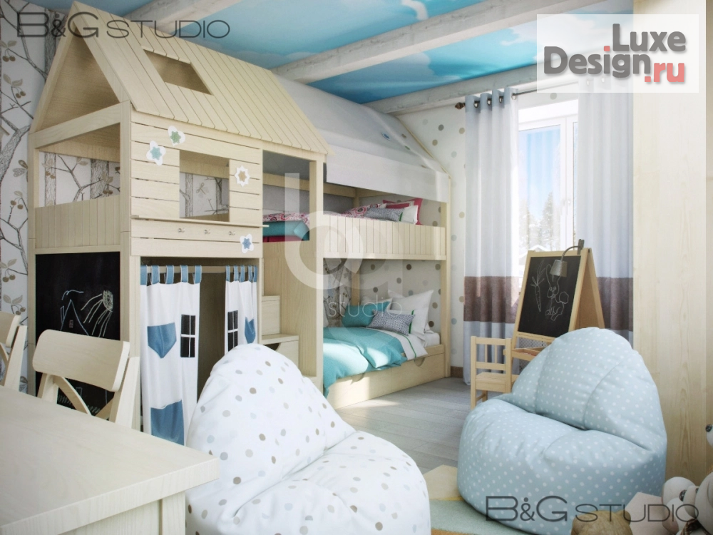Дизайн интерьера детской "Проект детской комнаты" (фото 19)