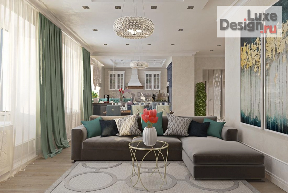 Дизайн интерьера квартиры "Дизайн-проект квартиры" (фото 2)