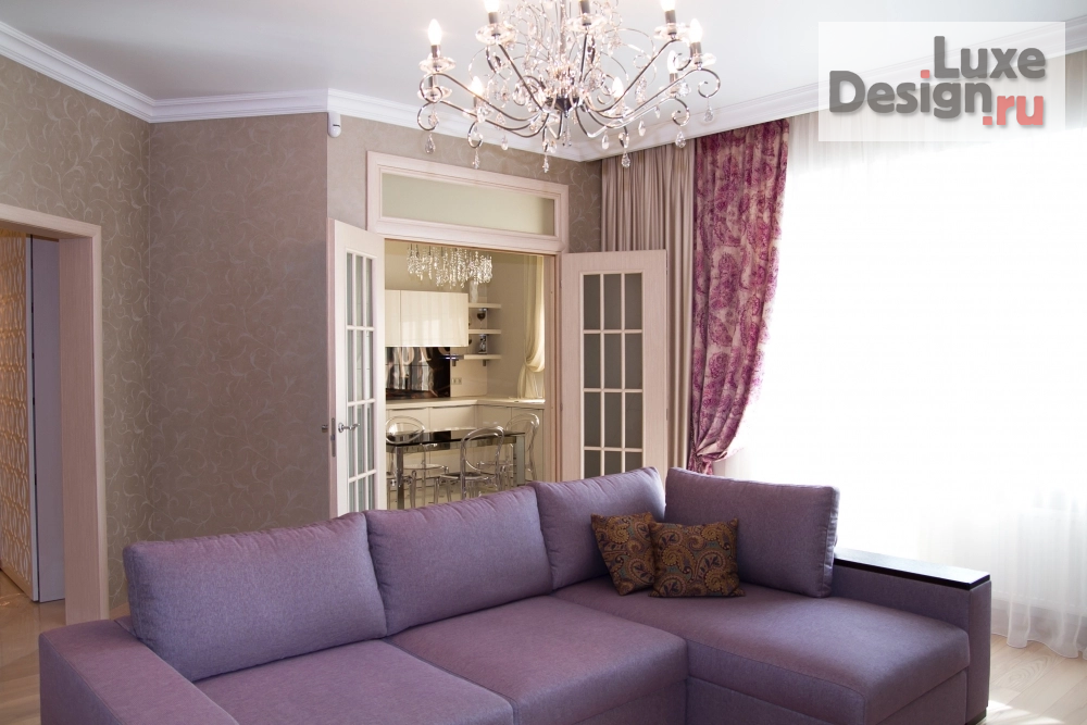 Дизайн интерьера трехкомнатной квартиры "Дизайн трехкомнатной квартиры" (фото 1)