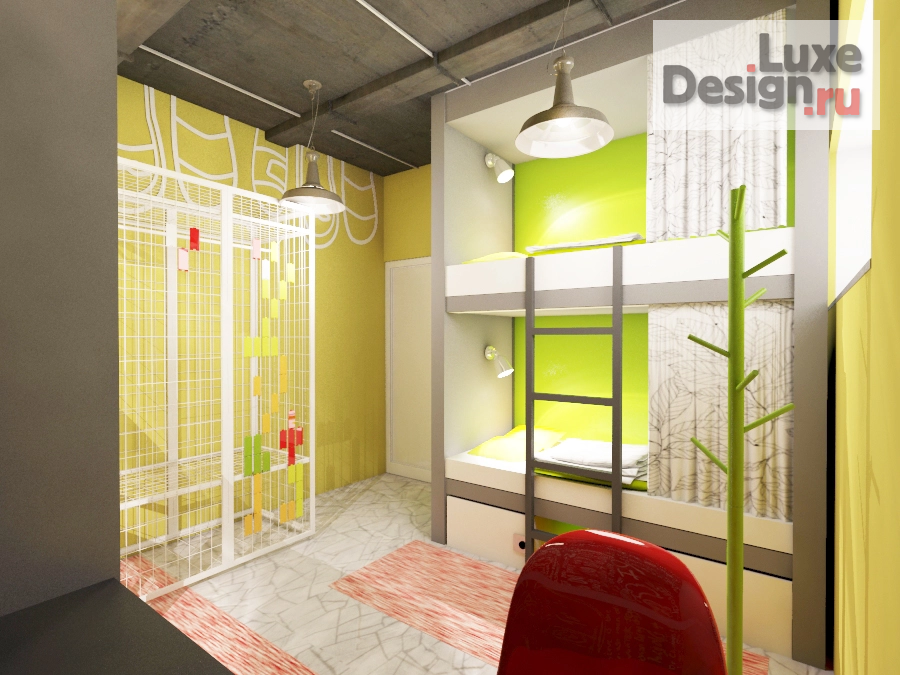 Дизайн интерьера хостела "Проект хостела" (фото 6)