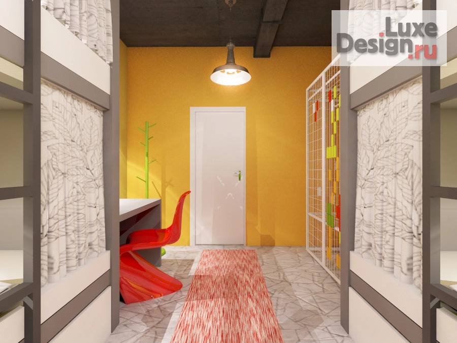 Дизайн интерьера хостела "Проект хостела" (фото 8)