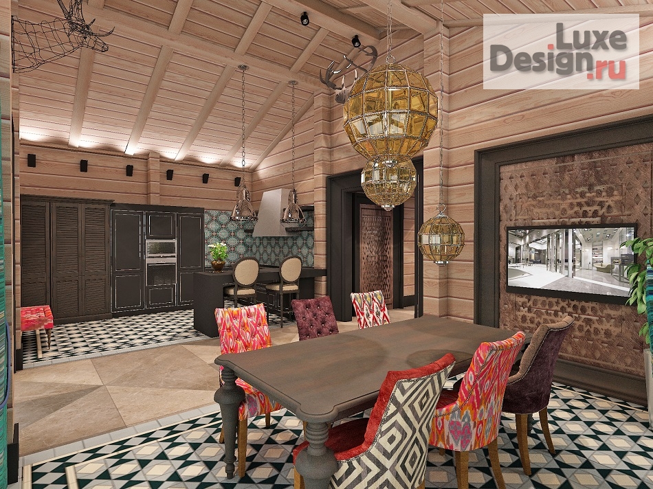 Дизайн интерьера сауны "Королевская баня" (фото 9)