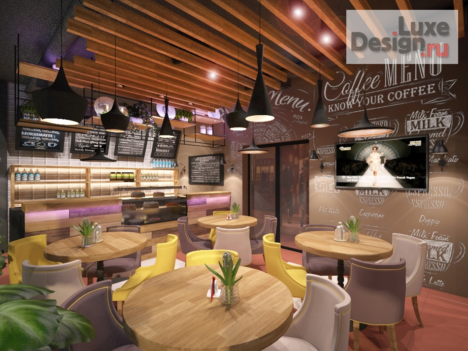 Дизайн интерьера кафе "Проект кофейни" (фото 4)