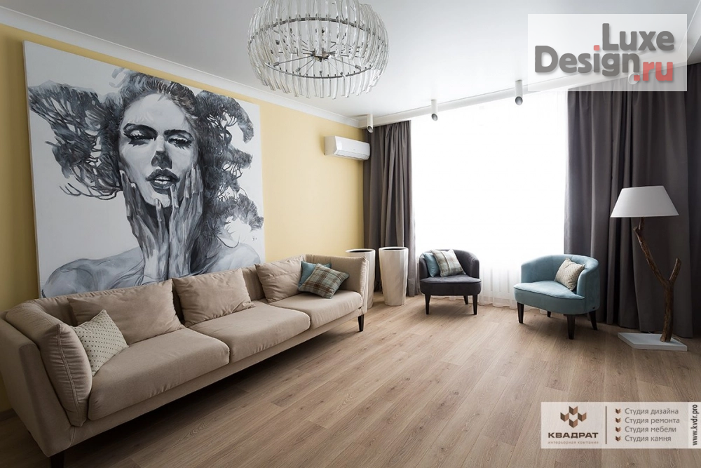 Дизайн интерьера квартиры студии "Проект квартиры в ЖК "Ожогино"" (фото 2)