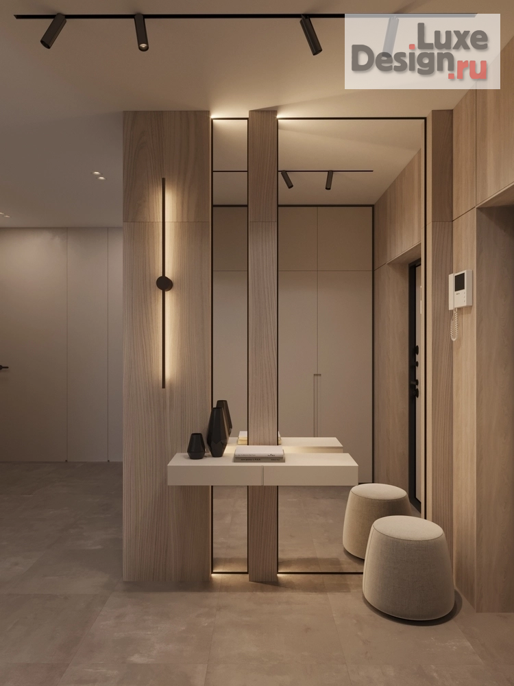 Дизайн интерьера трехкомнатной квартиры "Квартира в ЖК Машарова" (фото 2)