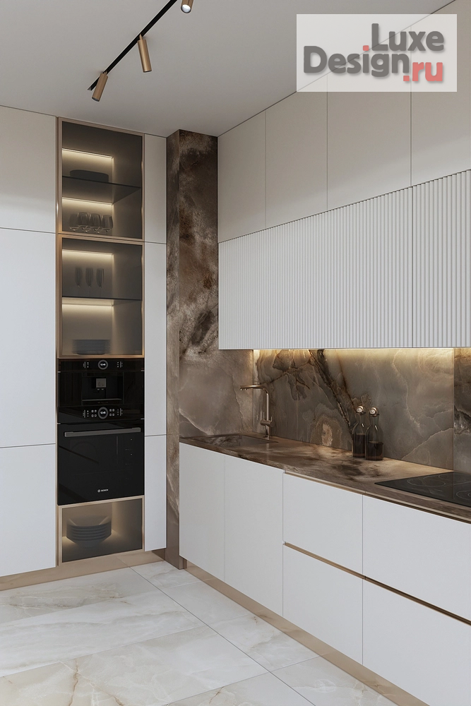 Дизайн интерьера двухкомнатной квартиры "Квартира в стиле Ар-деко в Москве" (фото 1)