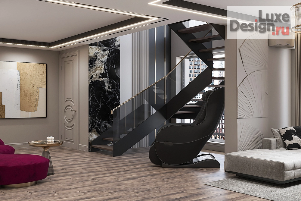 Дизайн интерьера пентхауса "Пентхаус в ЖК Европейский" (фото 10)