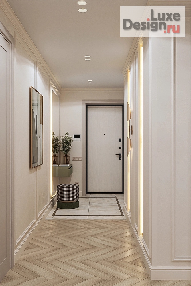 Дизайн интерьера трехкомнатной квартиры "3-х комнатная квартира в ЖК Речной порт" (фото 10)