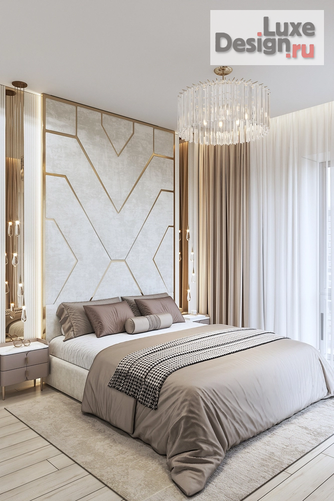 Дизайн интерьера двухкомнатной квартиры "Квартира в стиле Ар-деко в Москве" (фото 9)