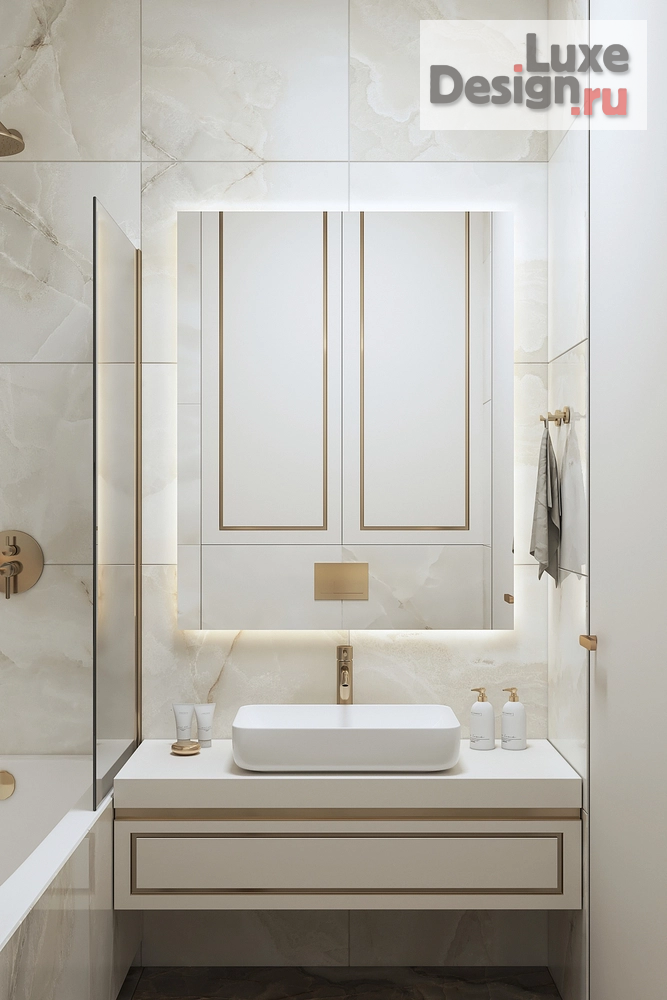 Дизайн интерьера двухкомнатной квартиры "Квартира в стиле Ар-деко в Москве" (фото 15)