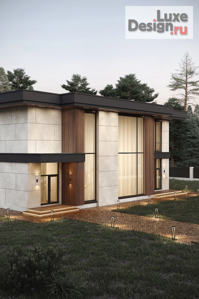 Частная архитектура "Дом с витражными окнами" (фото 1)