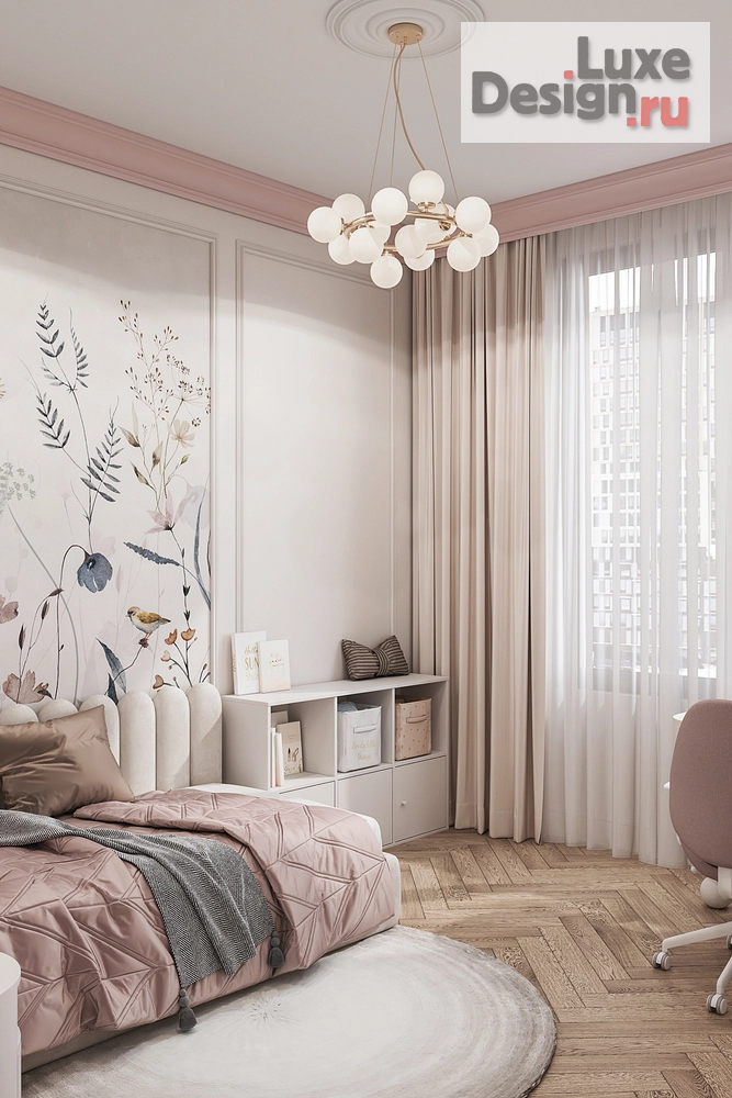 Дизайн интерьера двухкомнатной квартиры "Квартира в неоклассике в Москве." (фото 11)