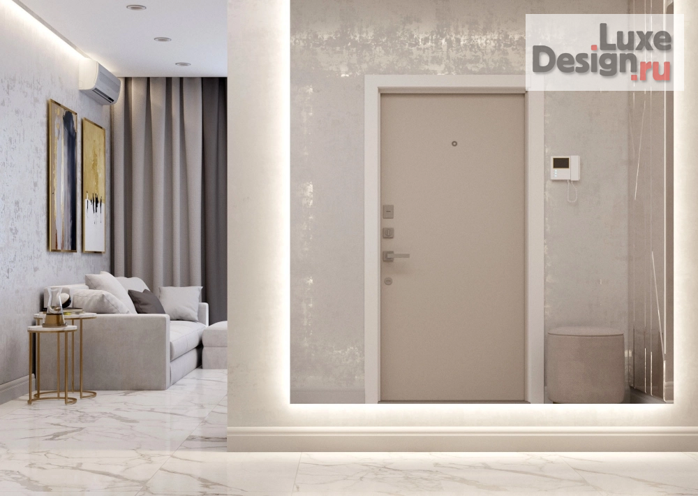 Дизайн интерьера двухкомнатной квартиры "Проект 2-х комнатной квартиры" (фото 3)