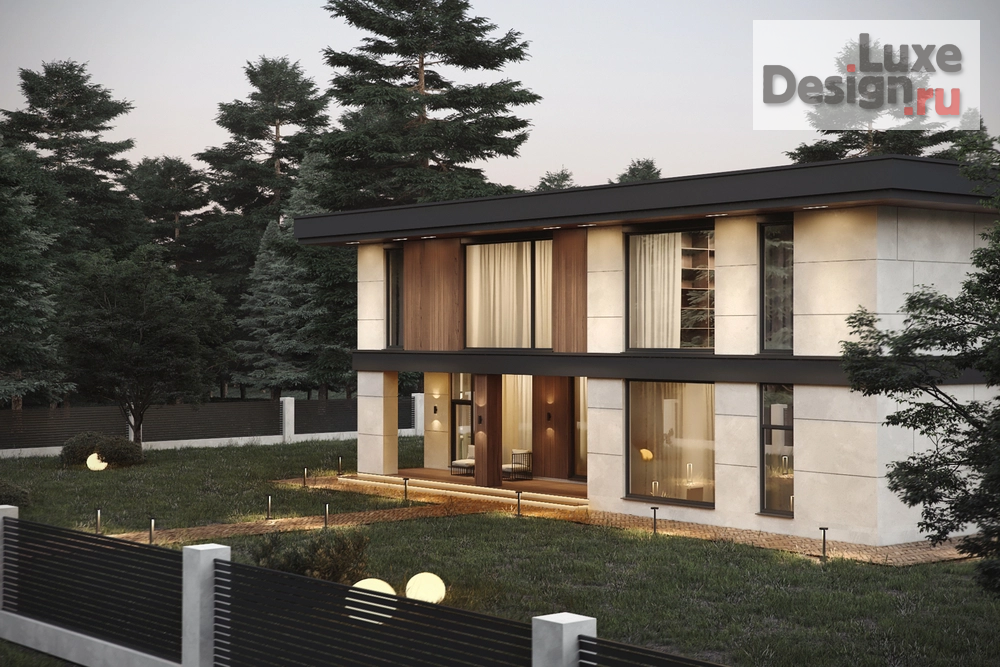 Частная архитектура "Дом с витражными окнами" (фото 3)