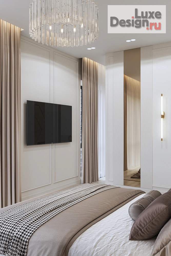 Дизайн интерьера двухкомнатной квартиры "Квартира в стиле Ар-деко в Москве" (фото 11)