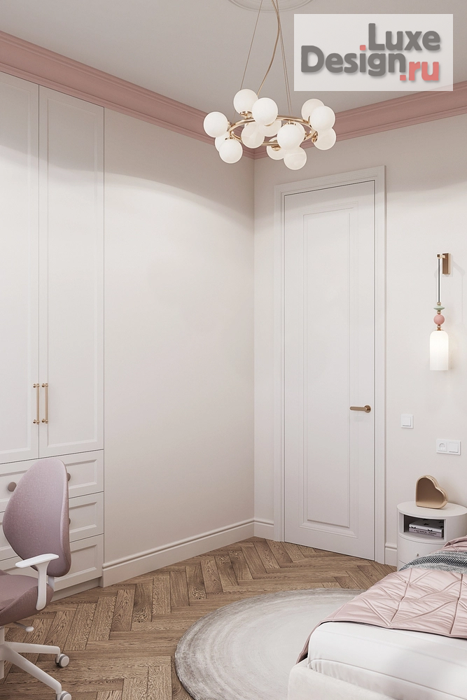 Дизайн интерьера двухкомнатной квартиры "Квартира в неоклассике в Москве." (фото 13)