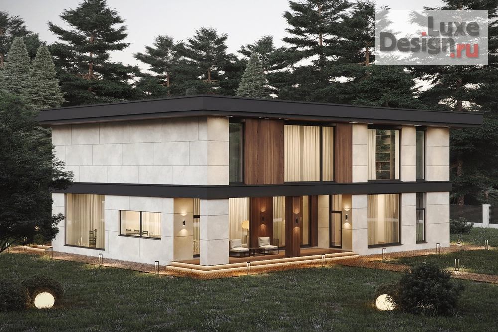 Частная архитектура "Дом с витражными окнами" (фото 5)