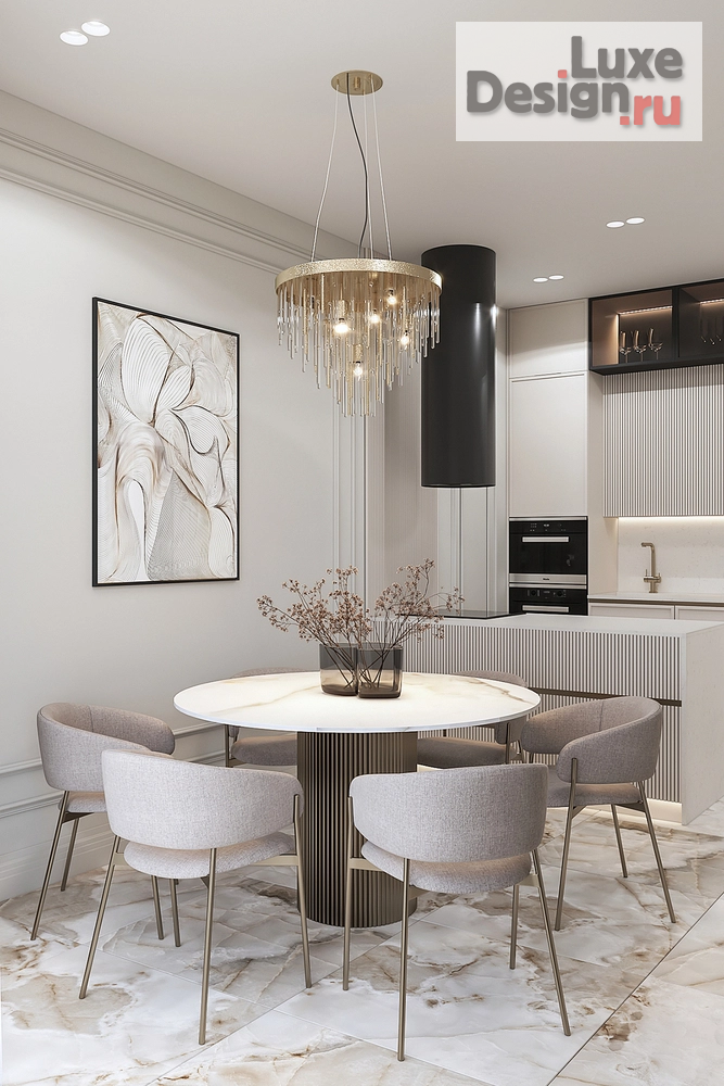 Дизайн интерьера трехкомнатной квартиры "Квартира в ЖК Ожогино" (фото 2)