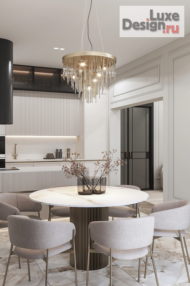 Дизайн интерьера трехкомнатной квартиры "Квартира в ЖК Ожогино" (фото 1)