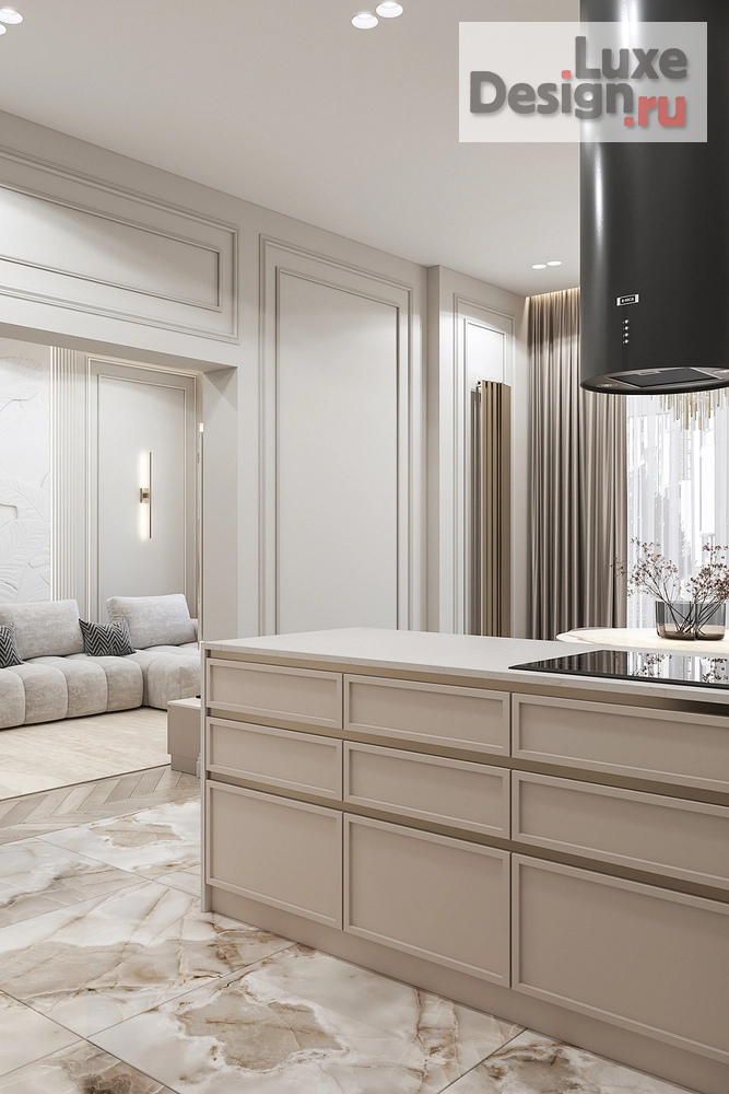 Дизайн интерьера трехкомнатной квартиры "Квартира в ЖК Ожогино" (фото 7)