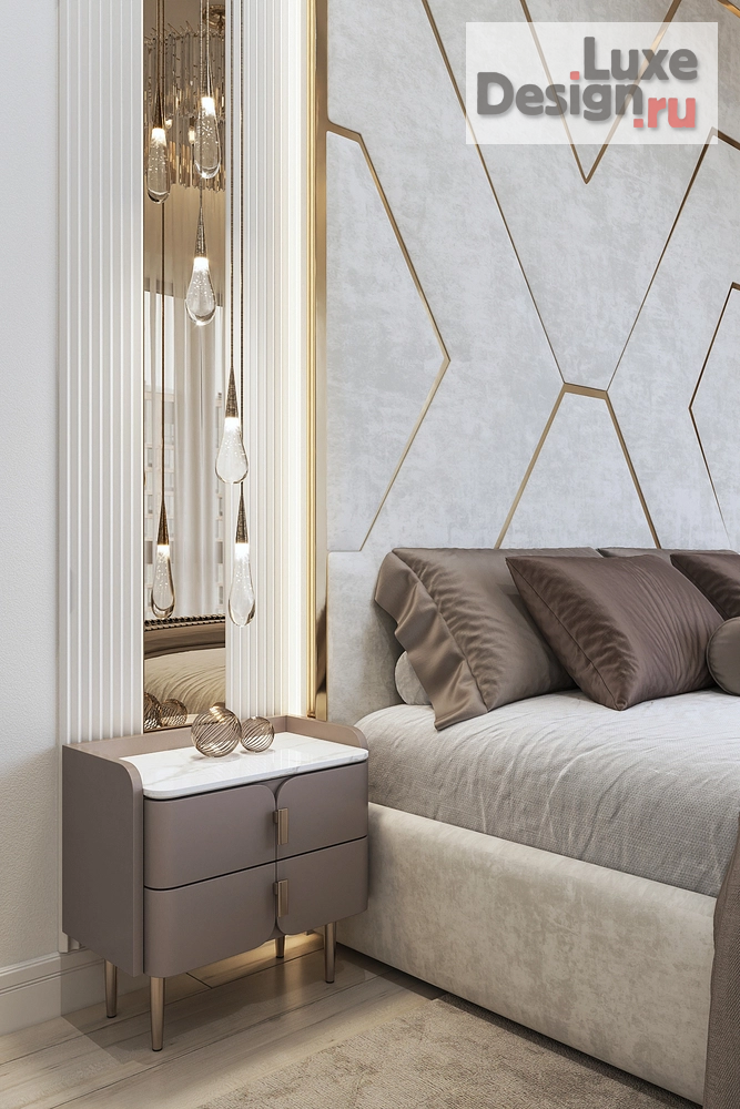 Дизайн интерьера двухкомнатной квартиры "Квартира в стиле Ар-деко в Москве" (фото 14)