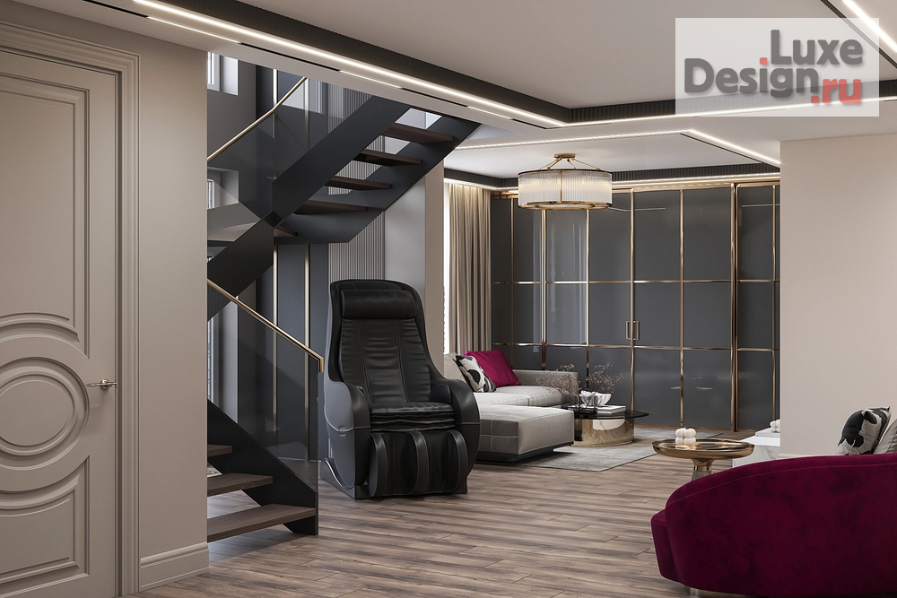 Дизайн интерьера пентхауса "Пентхаус в ЖК Европейский" (фото 8)