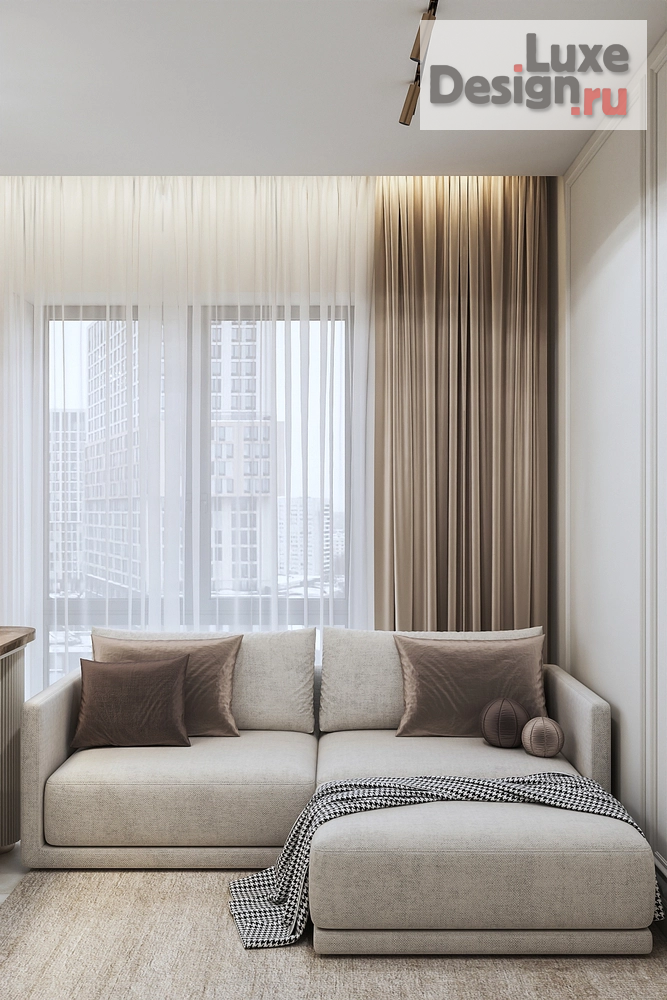 Дизайн интерьера двухкомнатной квартиры "Квартира в стиле Ар-деко в Москве" (фото 8)