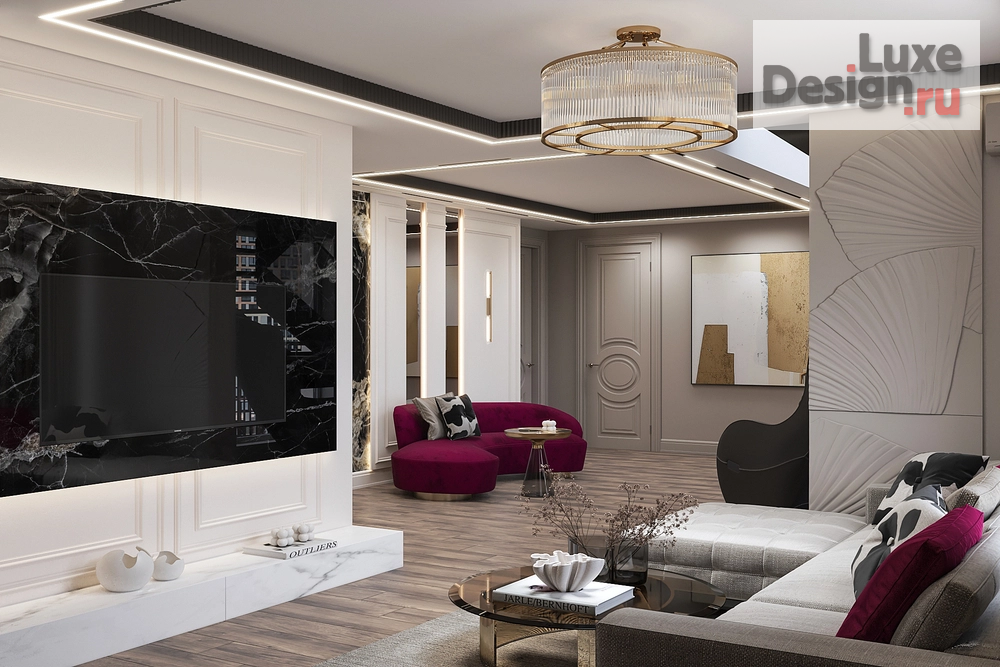 Дизайн интерьера пентхауса "Пентхаус в ЖК Европейский" (фото 9)