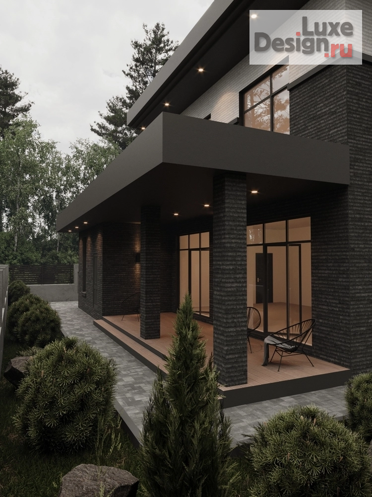 Частная архитектура "Дом 2-х этажный в современном стиле" (фото 7)