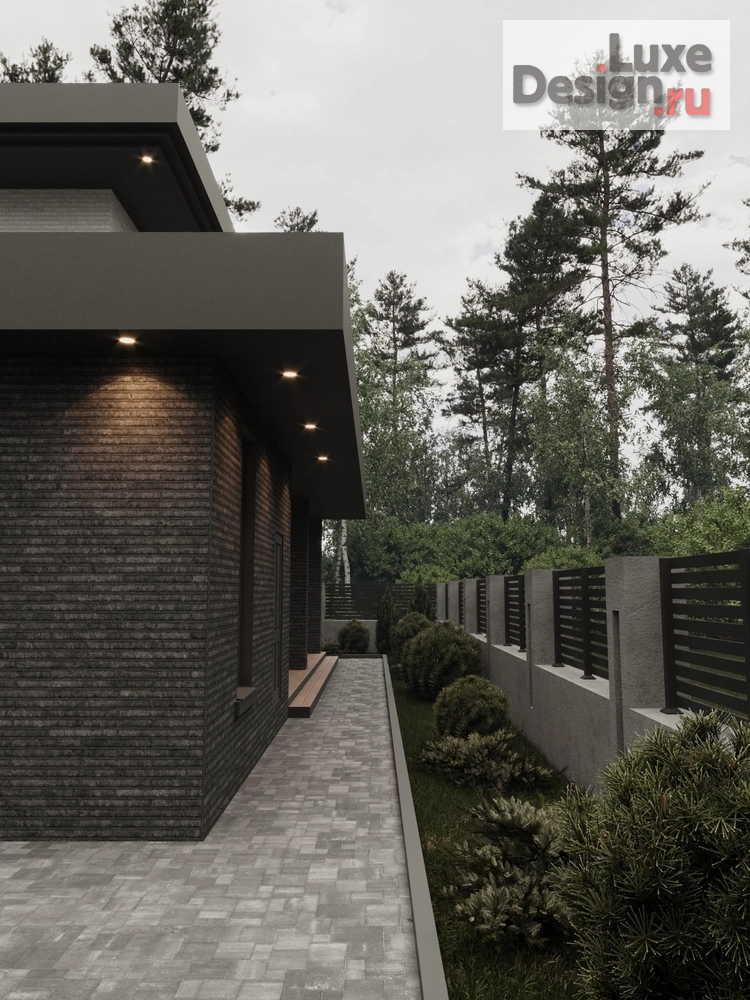 Частная архитектура "Дом 2-х этажный в современном стиле" (фото 5)