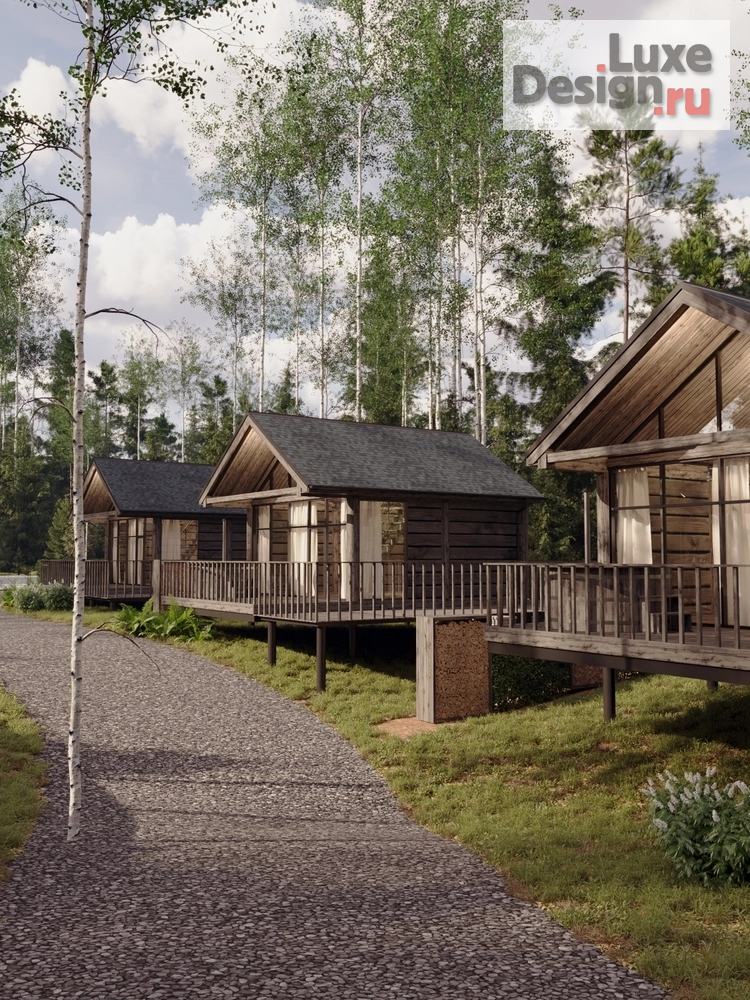 Ландшафтный дизайн "Ландшафтный проект Турбазы в Ханты-Мансийске" (фото 6)