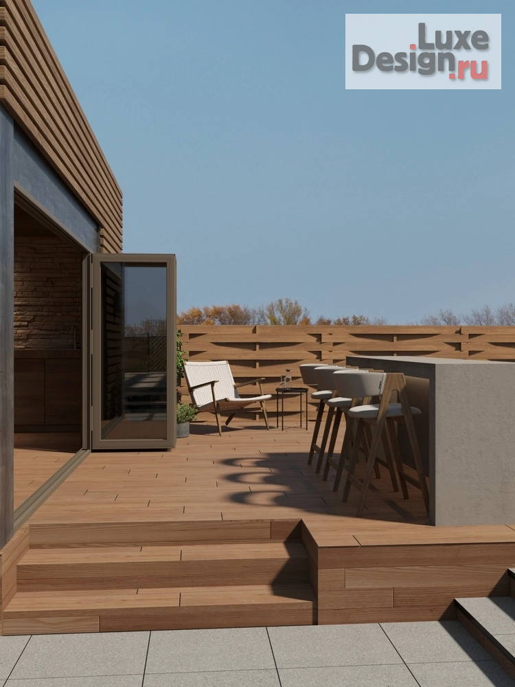 Ландшафтный дизайн "Ландшафтный дизайн в деревне Темная" (фото 3)